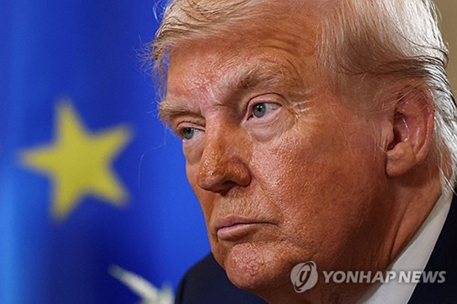 도널드 트럼프 미국 대통령.