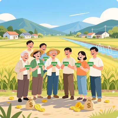 남해군 농어촌 기본소득 착카드 이미지