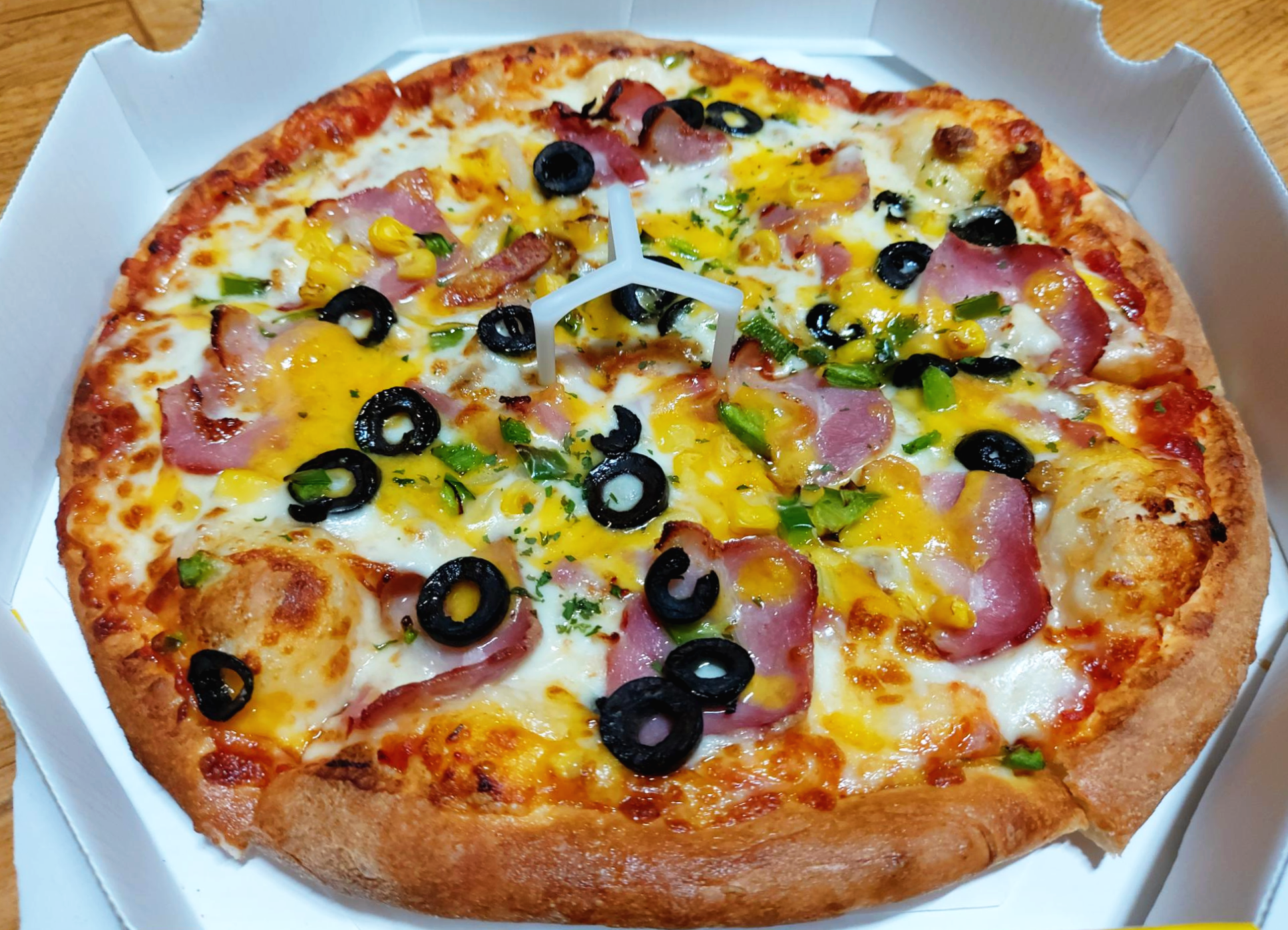 반올림피자샵 체다베이컨