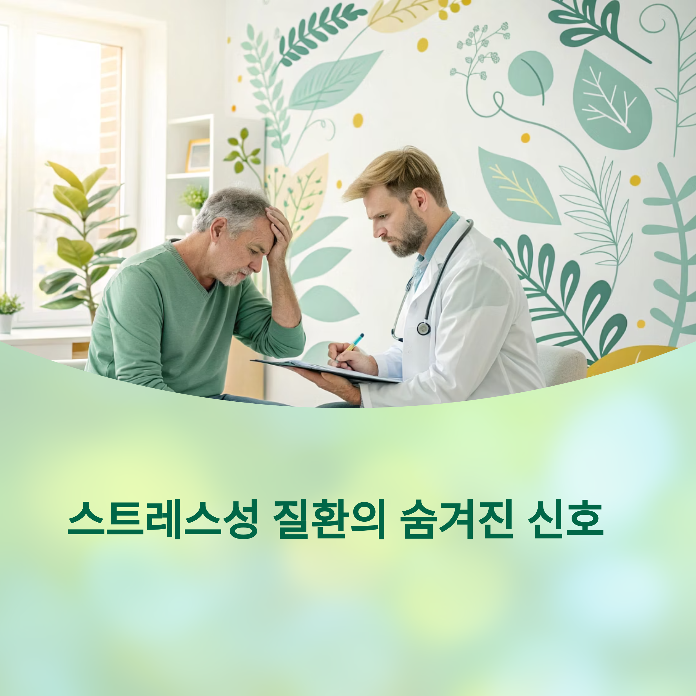 스트레스성 질환 구별하는 의사들만의 노하우에 대한 이미지