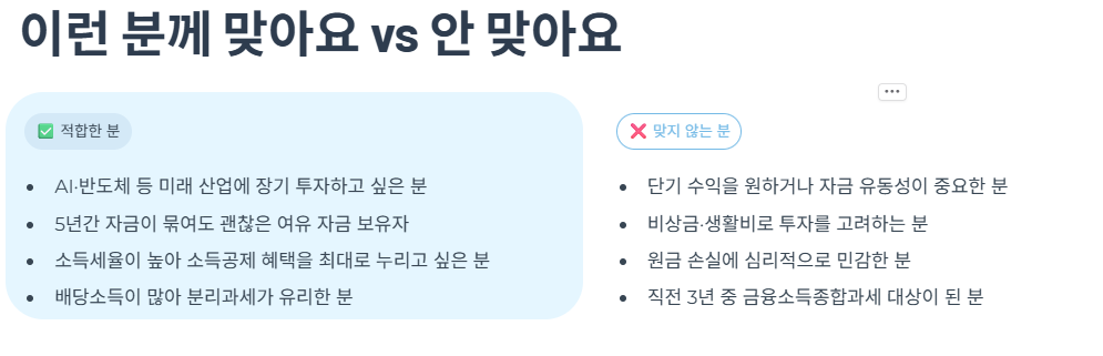 이런 분께 맞아요 vs 이런 분께는 안 맞아요