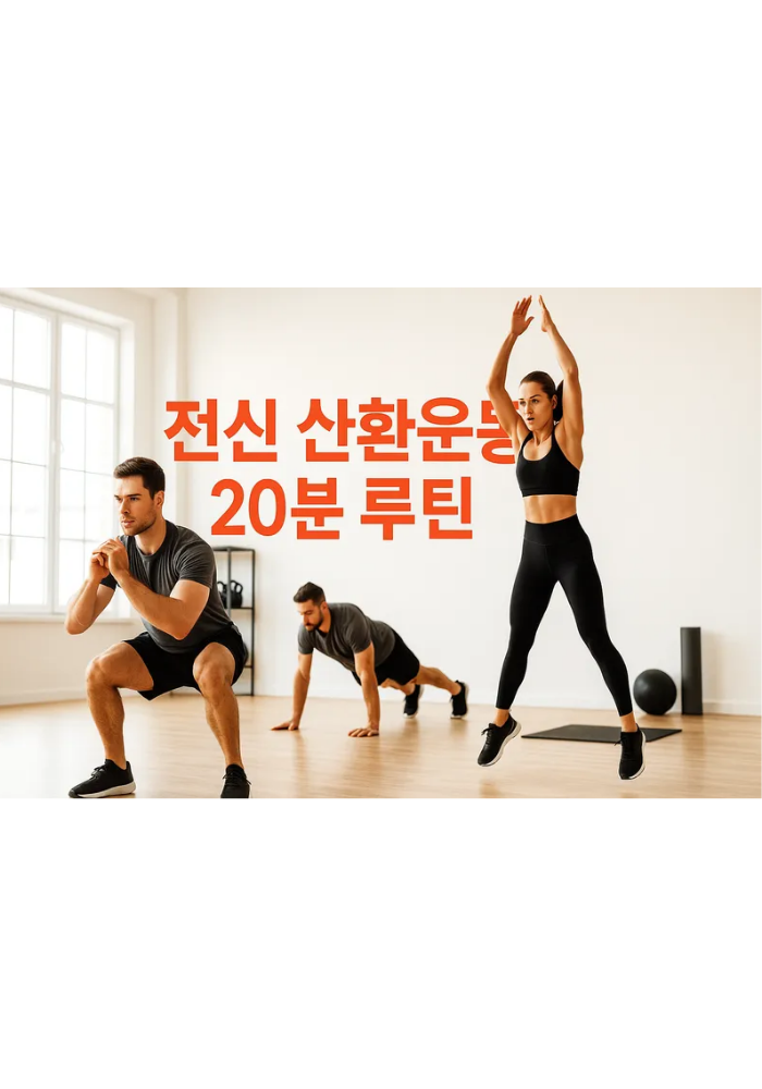 1. 전신 순환운동 20분 루틴