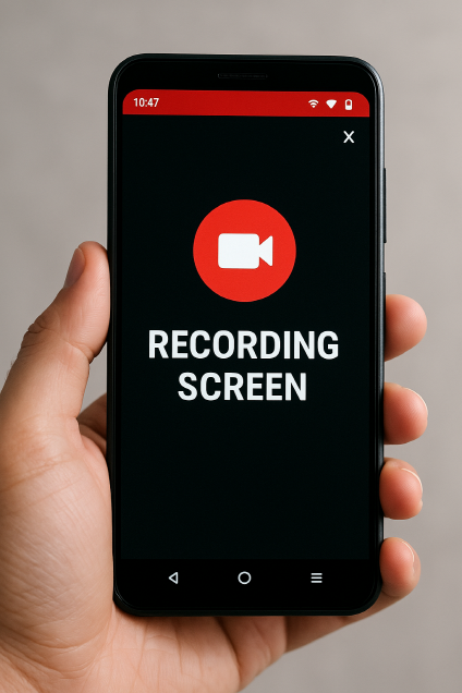 안드로이드 화면녹화 사진