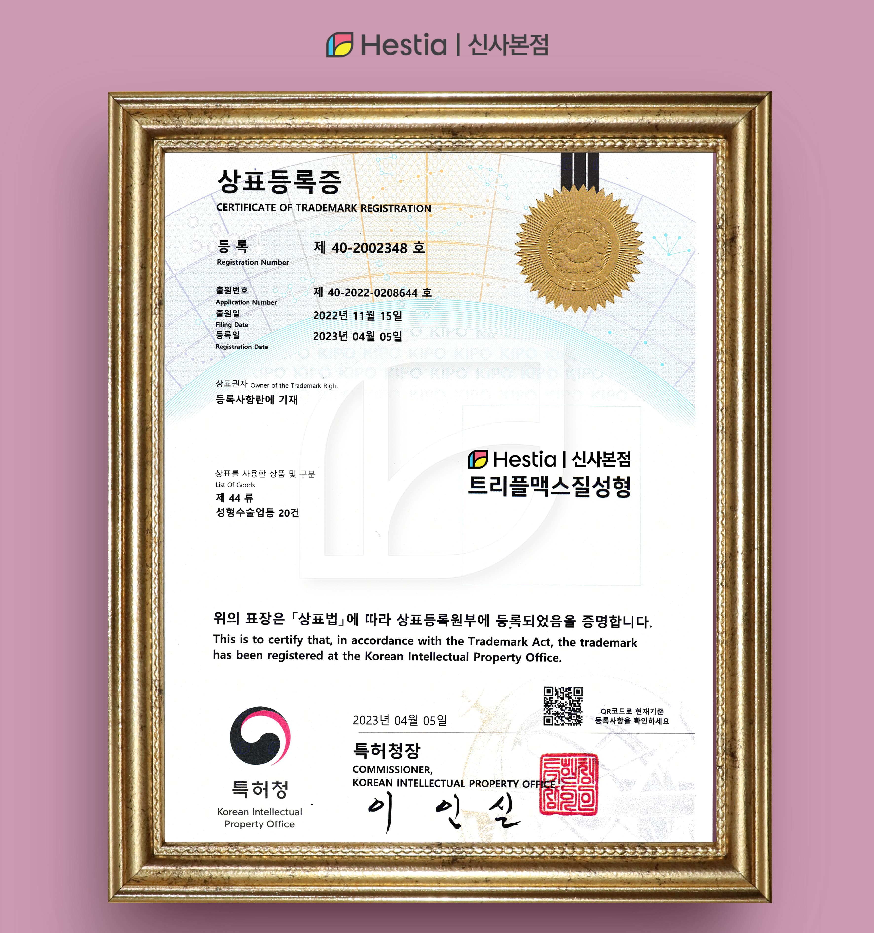 헤스티아 질복원 트리플맥스질성형이란?