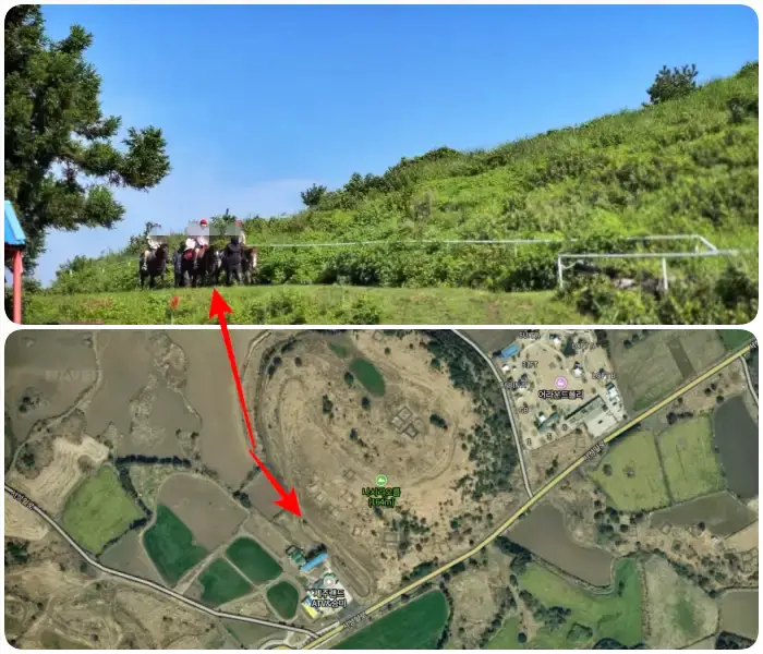 뷰제주하늘 위치와 코스 전경사진 입니다.