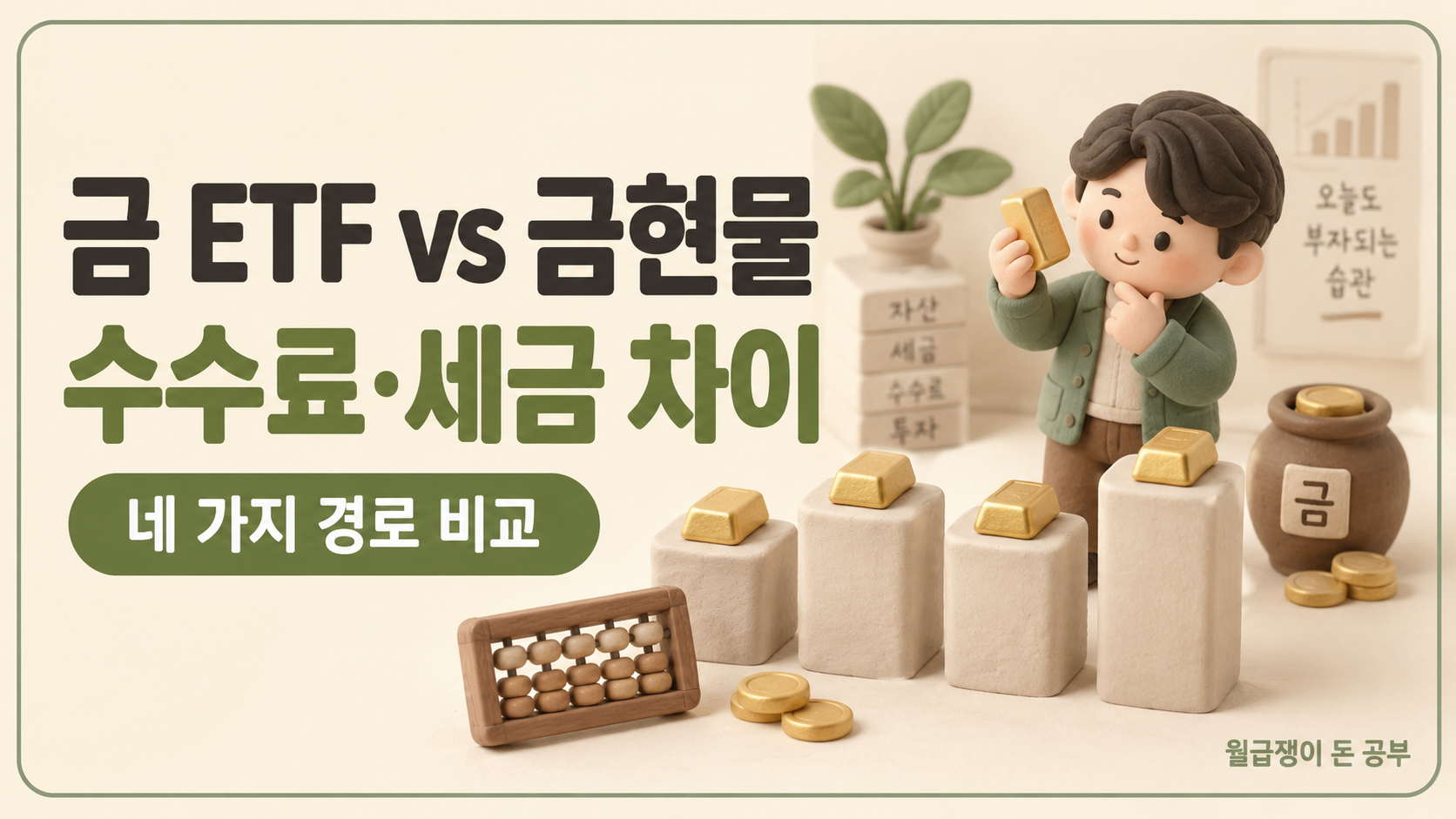 금 투자 네 경로 대표