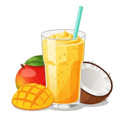 코코넛 망고 스무디