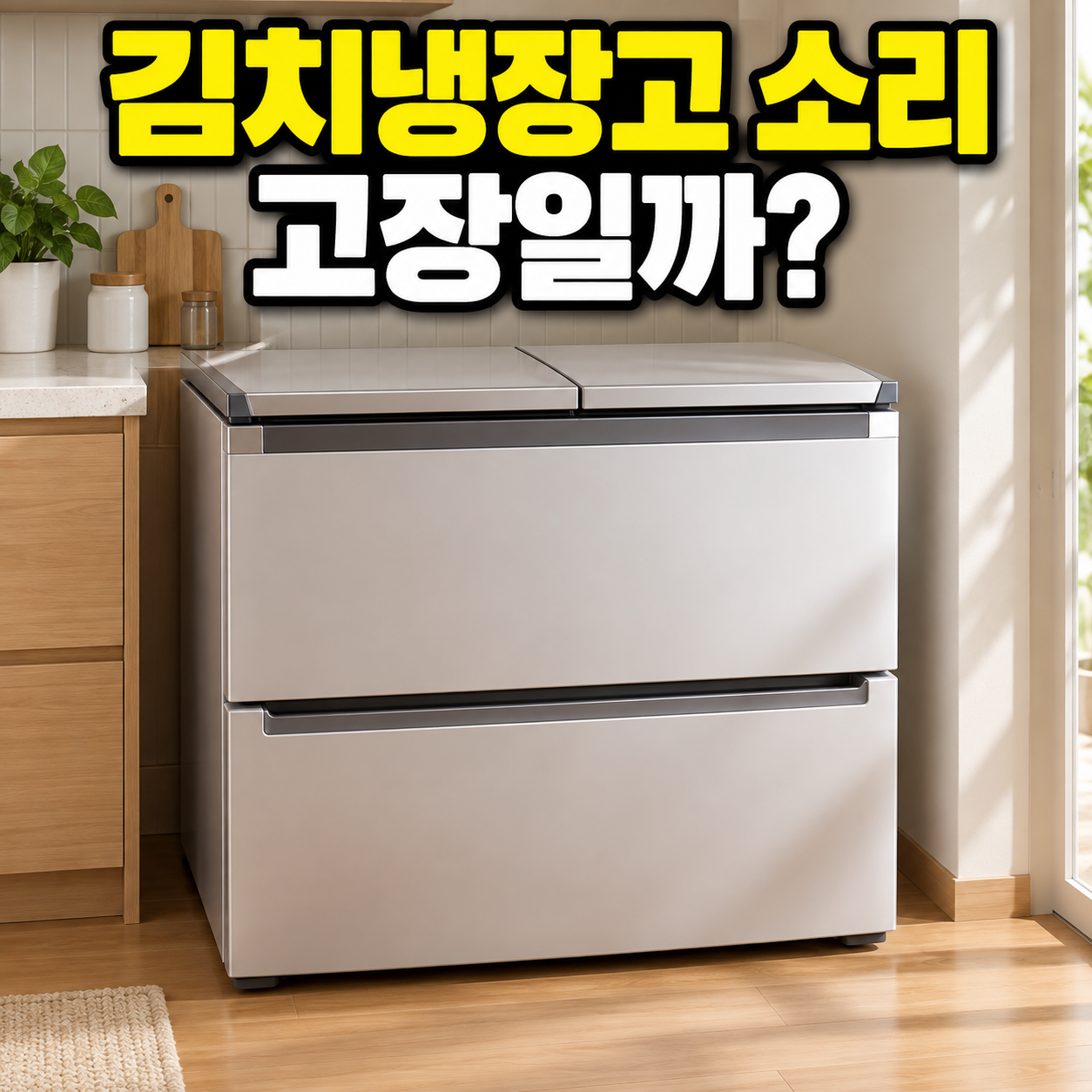 김치냉장고 처음 켰는데 소리 대표 이미지