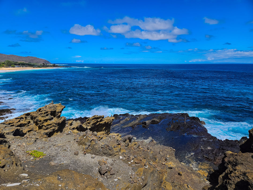 할로나 블로우홀 파도