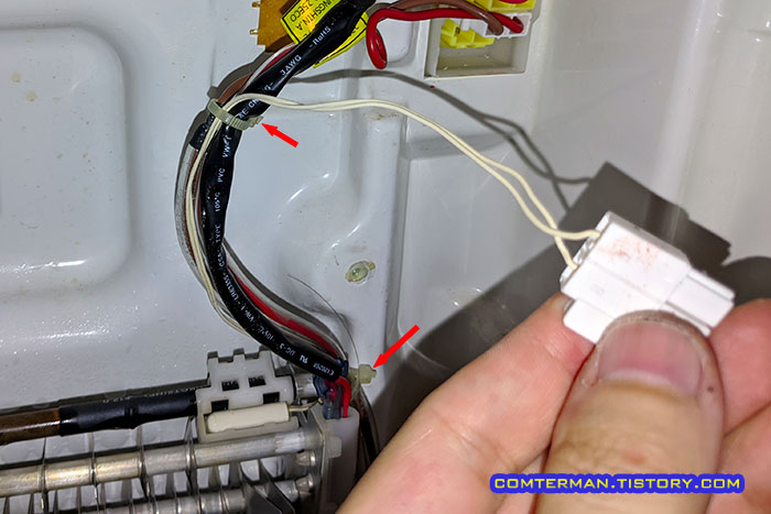 지펠 냉장고 냉장실 제상센서 교체