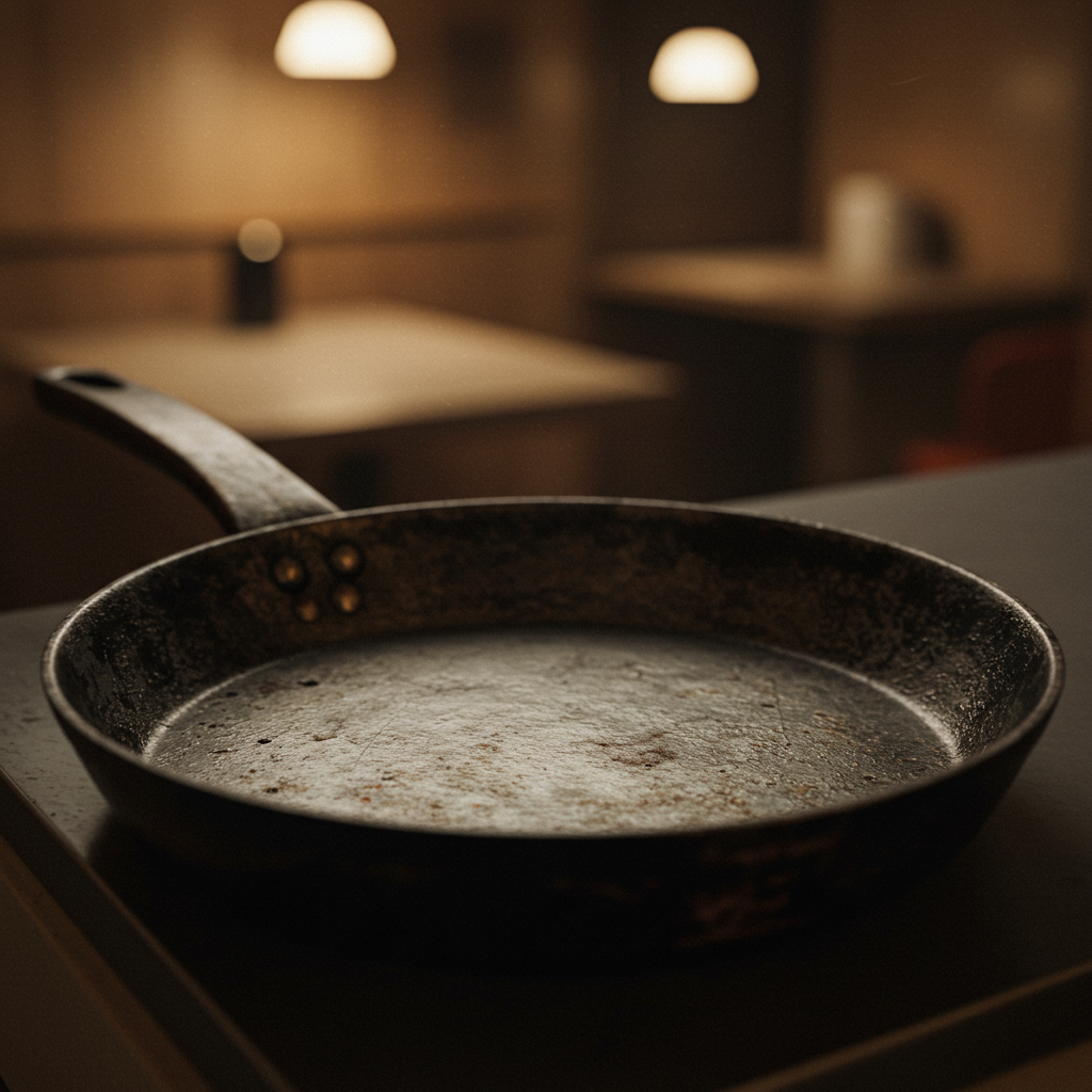 찌든 때 프라이팬