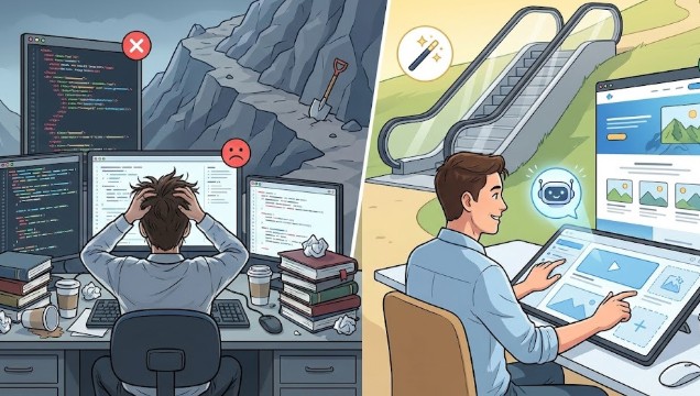 직접 코딩의 난이도와 AI Bolt.new-v0의 난이도 비교 정리