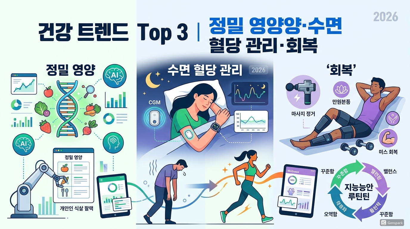 건강 트렌드 Top 3