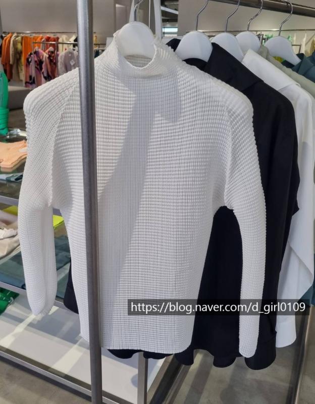 20 이세이미야케 ISSEY MIYAKE 울리플리츠 터틀긴팔탑 WOOLY PLEATS FJ405