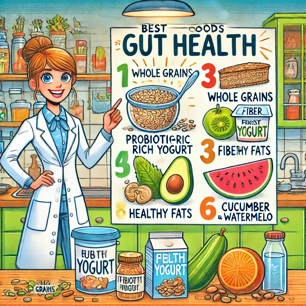 장 건강을 위한 최고의 식품 5가지