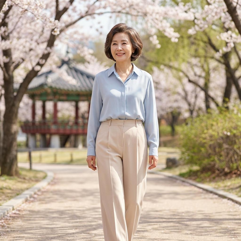 Y존 부각 없는 중년 하이웨스트 바지 고르는 법