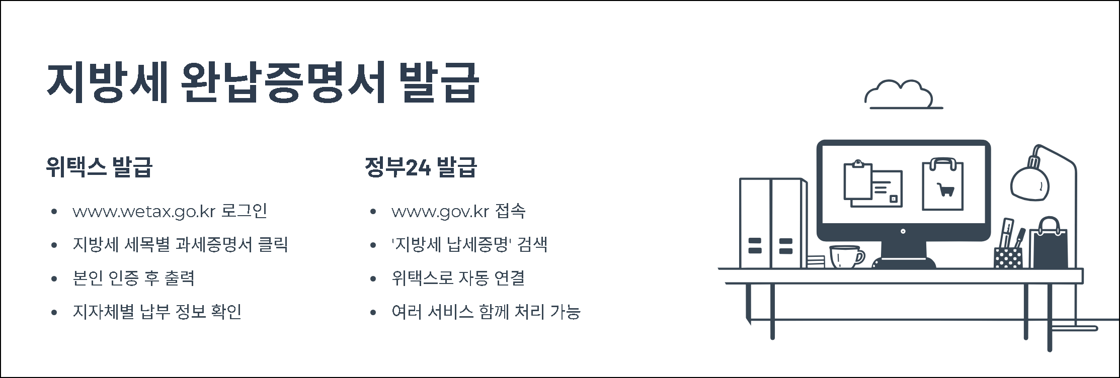 지방세 완납증명서 발급