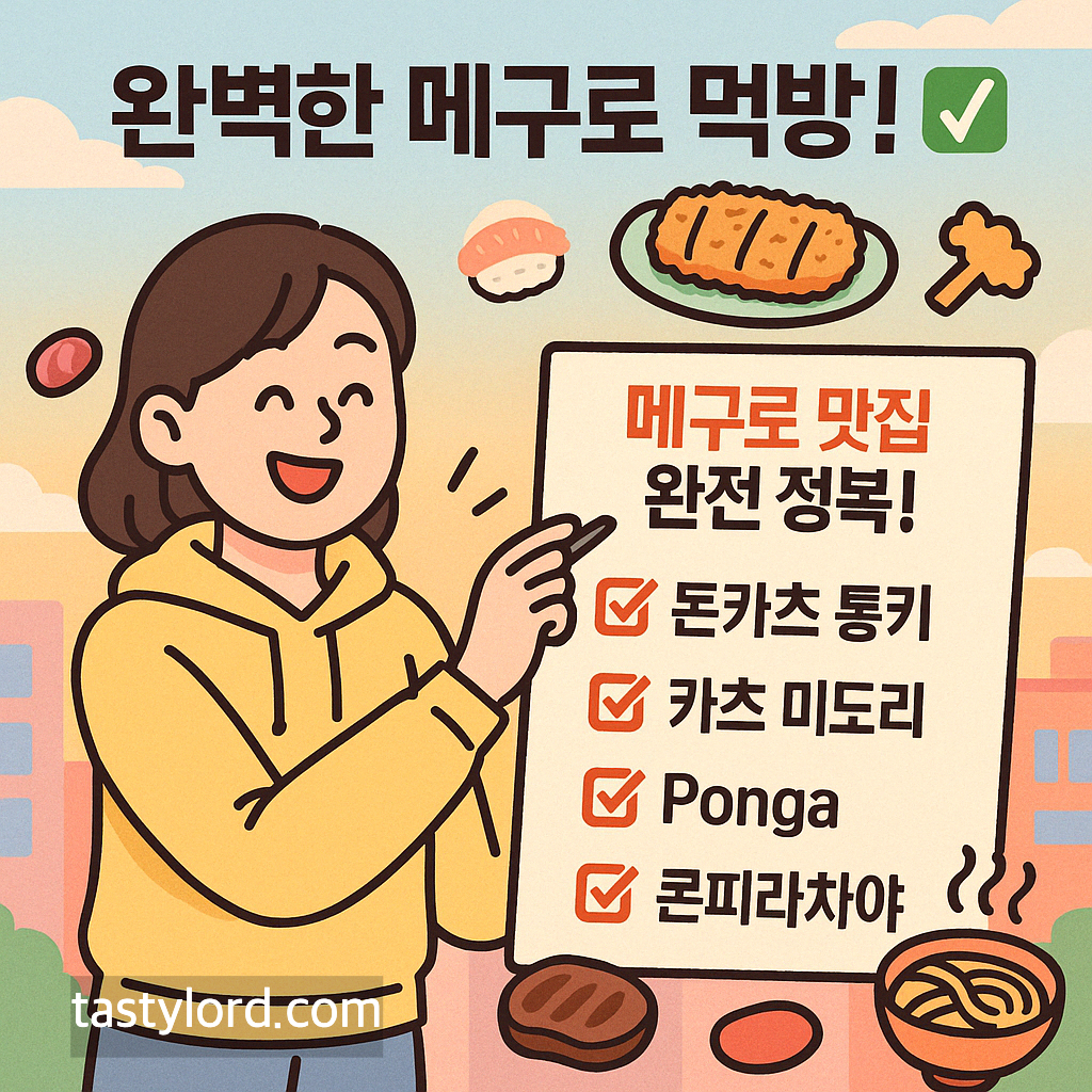도쿄 메구로역 베스트 4, 배고파 미치면 맛집은 여기랑 여기!!!!