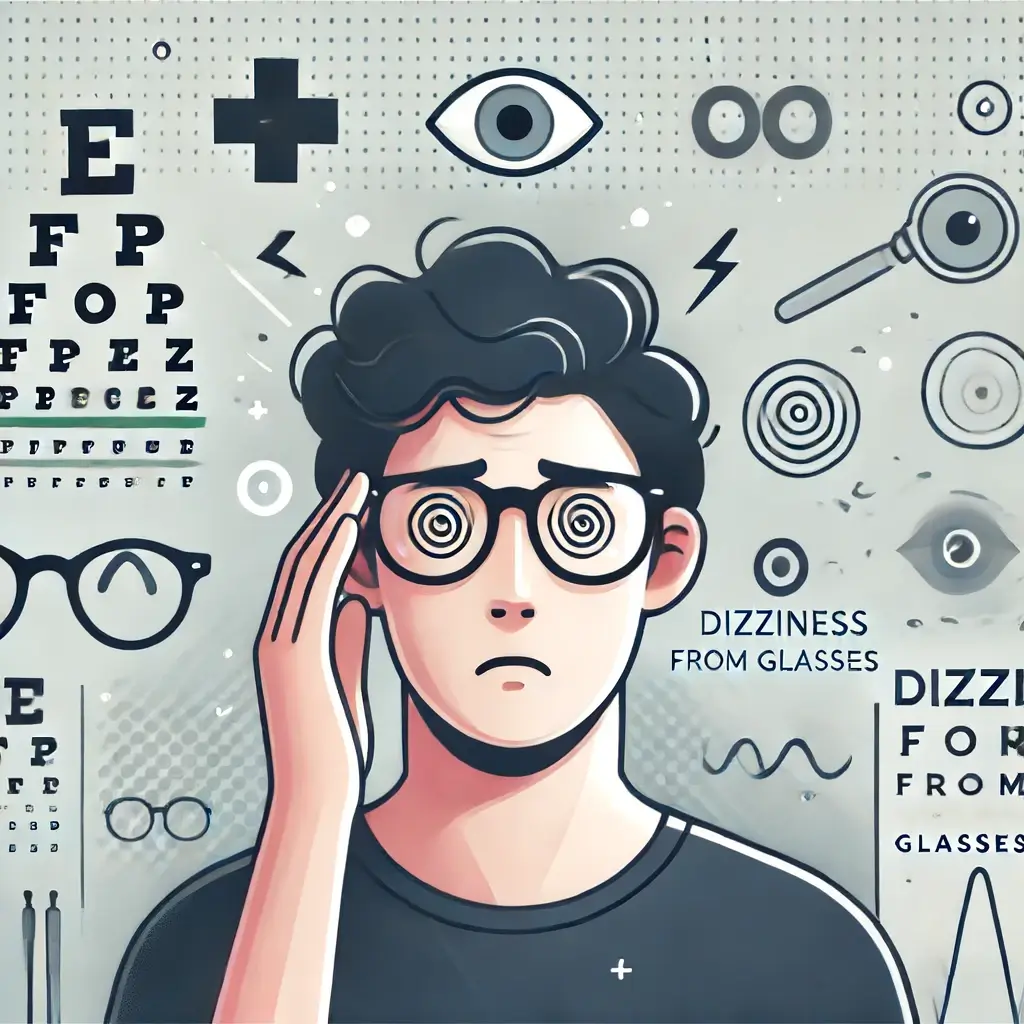 안경 어지러움