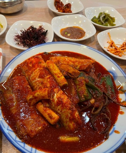 오거리식당-총리밥상-먹갈치조림-목포