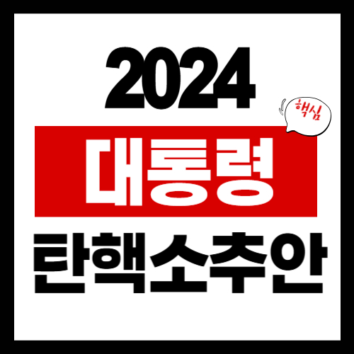 윤석열 대통령 탄핵 집회, 청원 사이트, 소추안