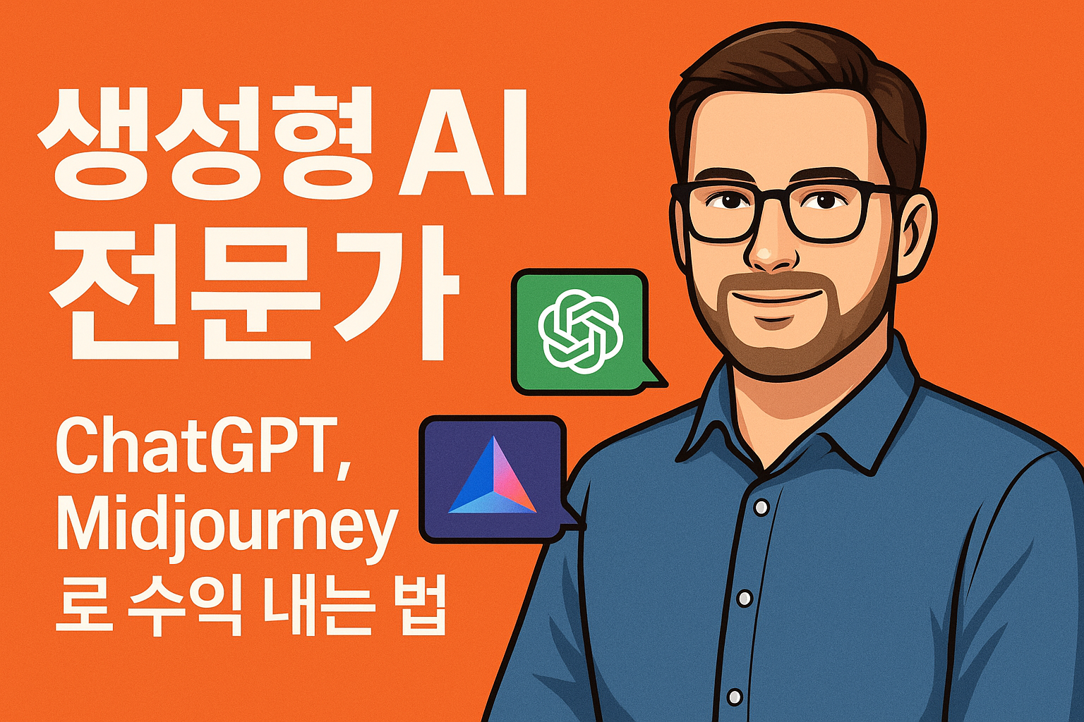 생성형 AI 전문가란? ChatGPT, Midjourney로 수익 내는 법