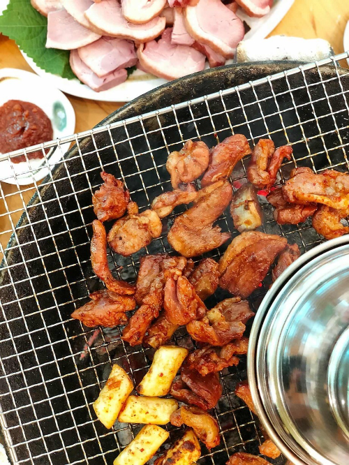 툇골오리 본점 춘천 오리 숯불구이 생방송 오늘 저녁