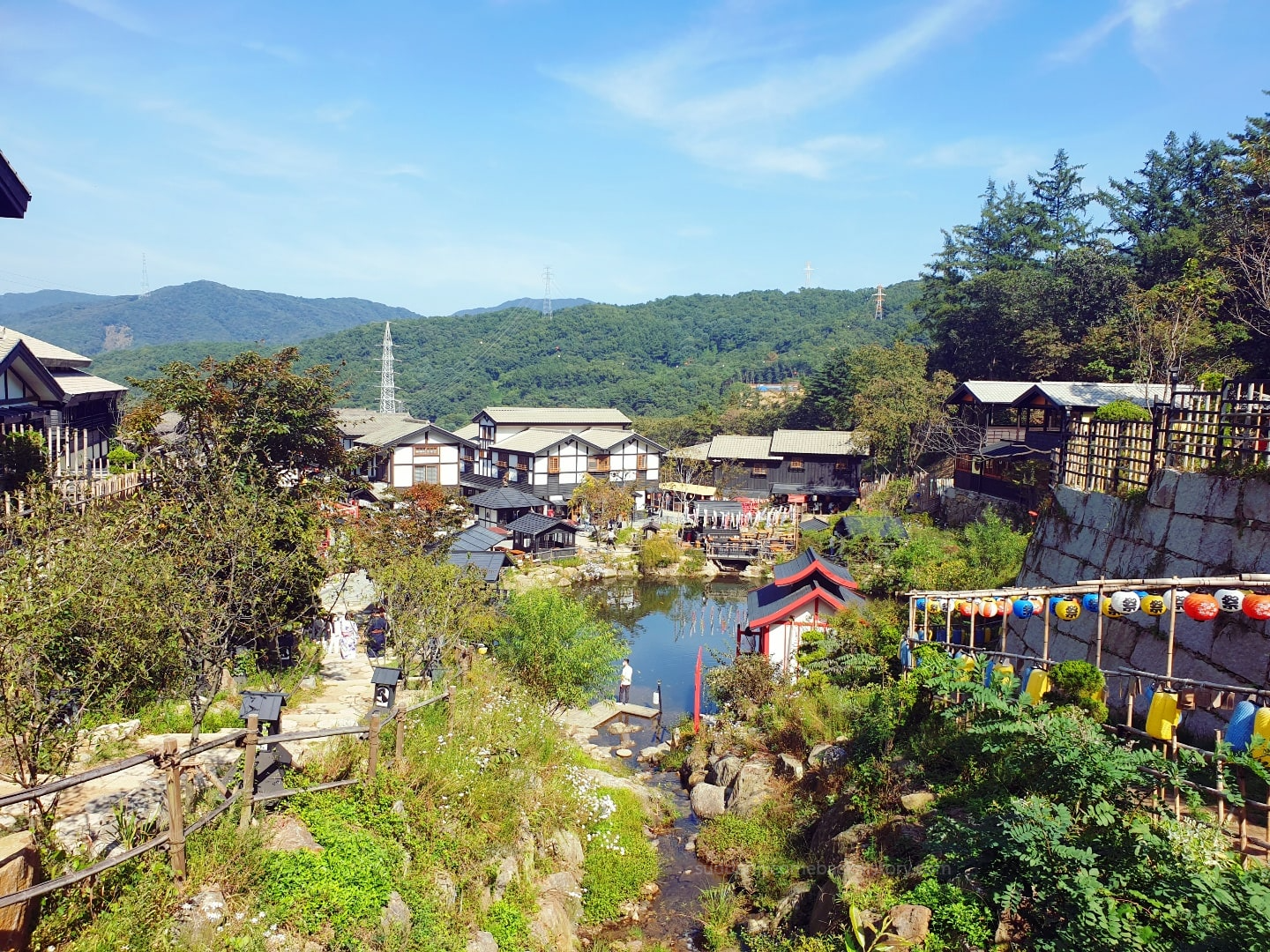 한 눈에 볼 수 있는 니지모리 풍경