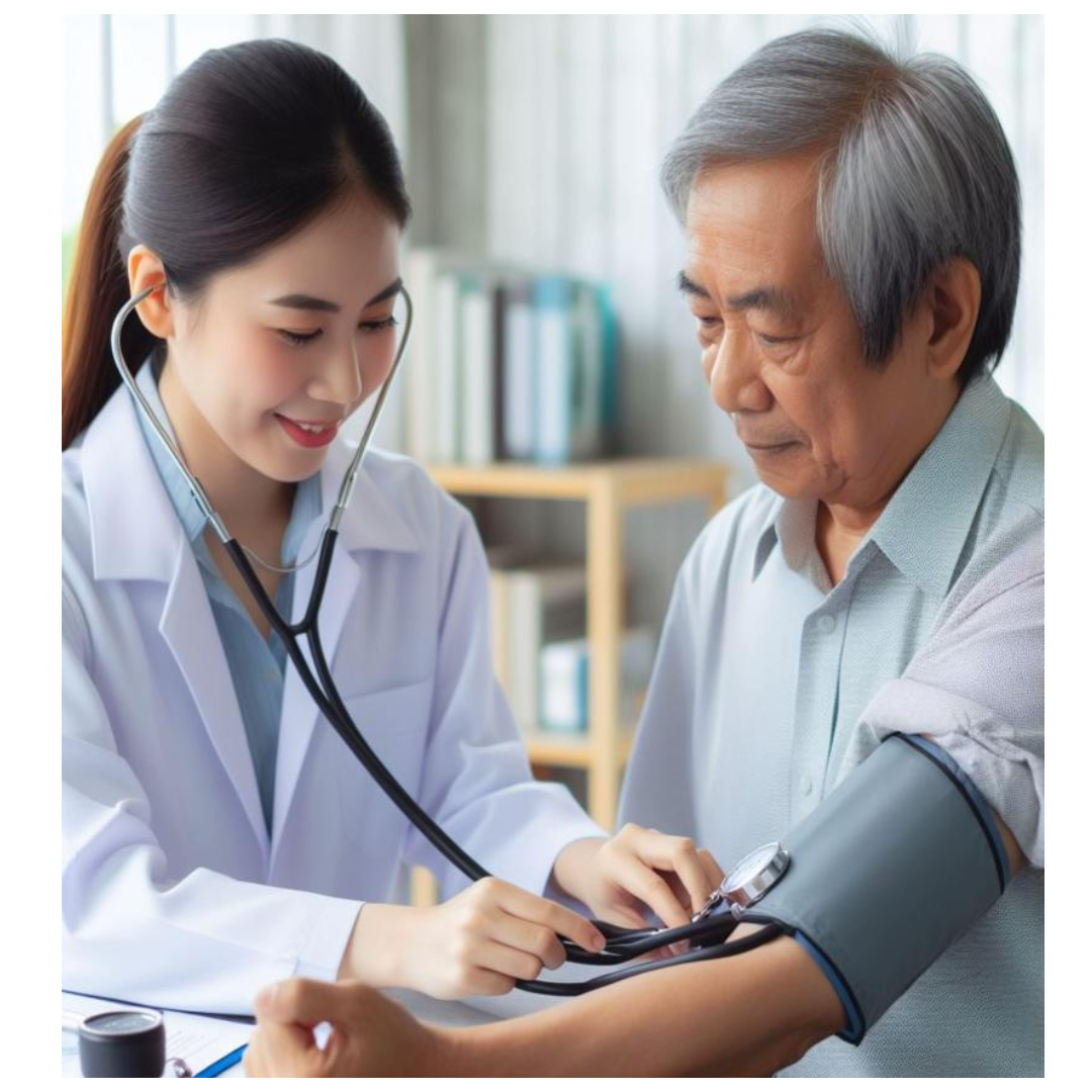 고혈압 관리와 뇌 건강의 상관관계를 보여주는 이미지