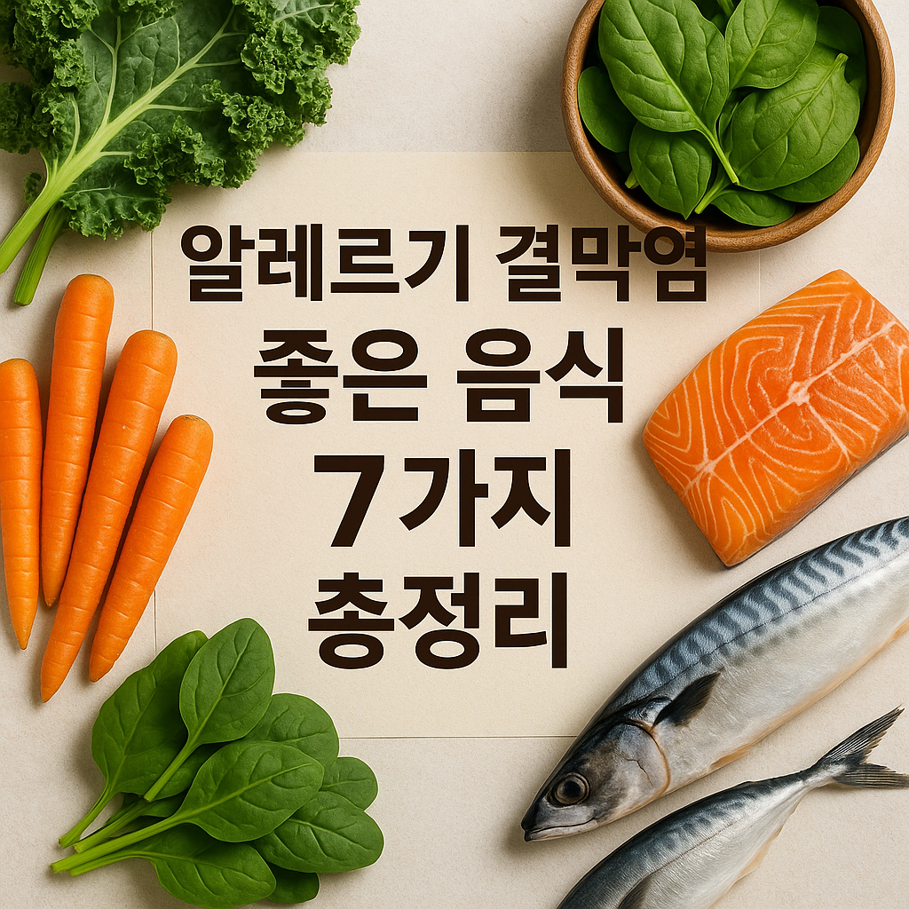 알레르기 결막염에 좋은 음식 7가지