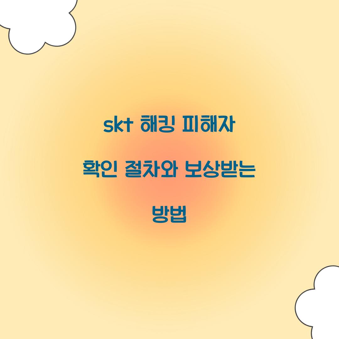 skt 해킹 피해자 확인