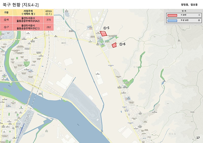 울산 공동주택 사업장 113곳 총정리, 구·군별 5만 세대 어디에 들어서나 (2026년 10월 기준) 17