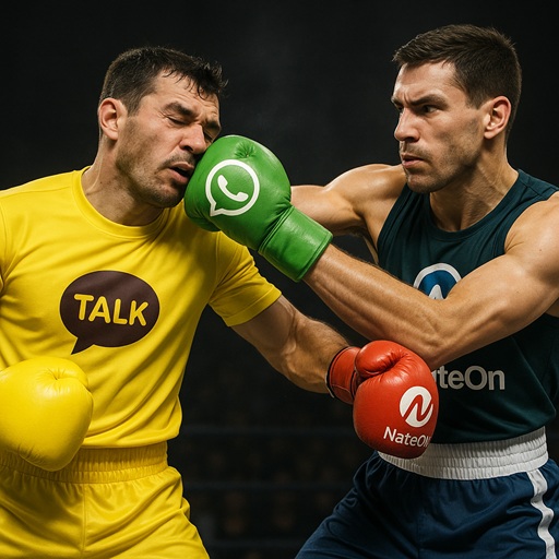 카카오톡 업데이트 실패, 직장인·학생들이 네이트·왓츠앱 선택한 이유