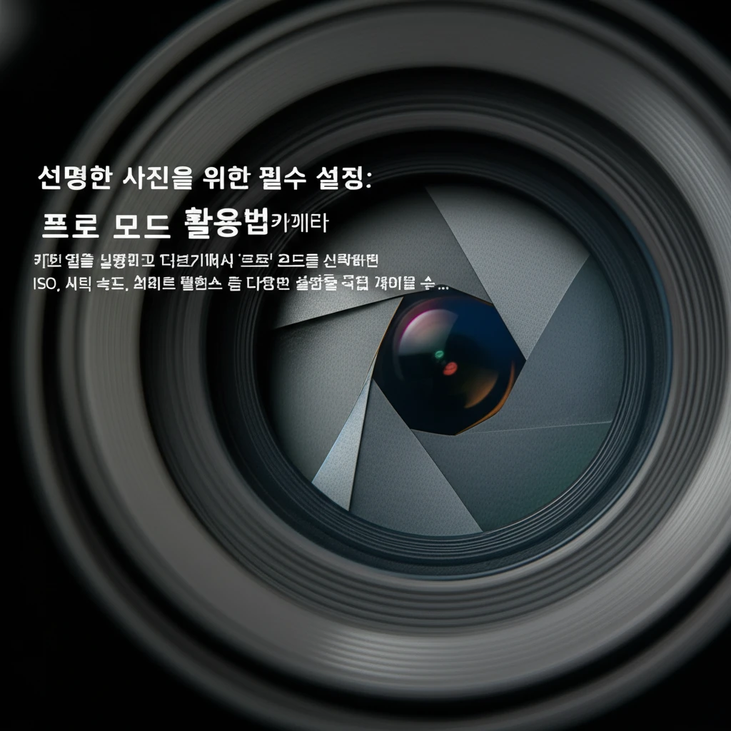 흔들림 없는 갤럭시 고품질 사진 프로..