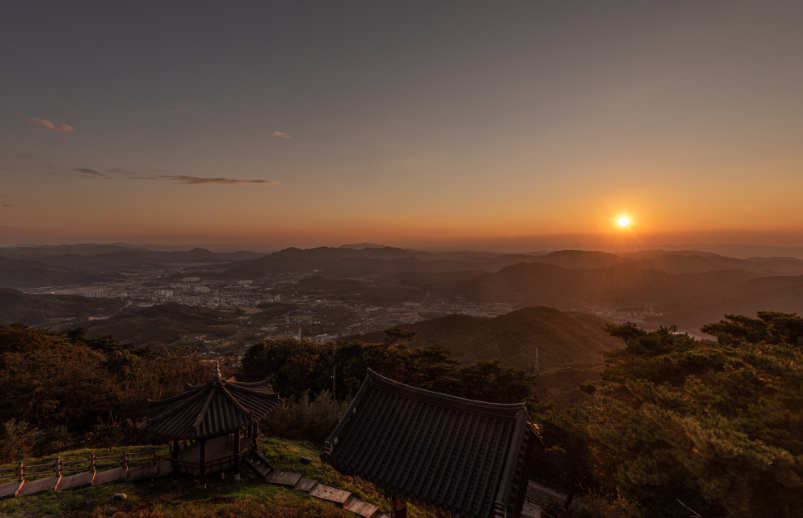 음성 가섭산 (가섭사) 일몰