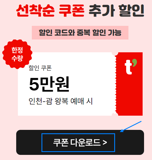 티웨이 제주항공 프로모션