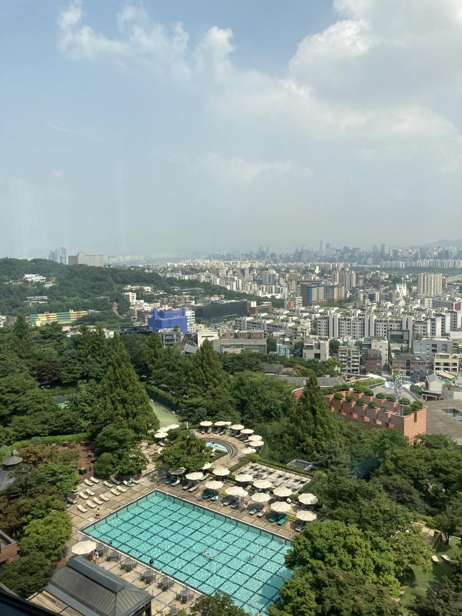 그랜드하얏트서울-수영장뷰