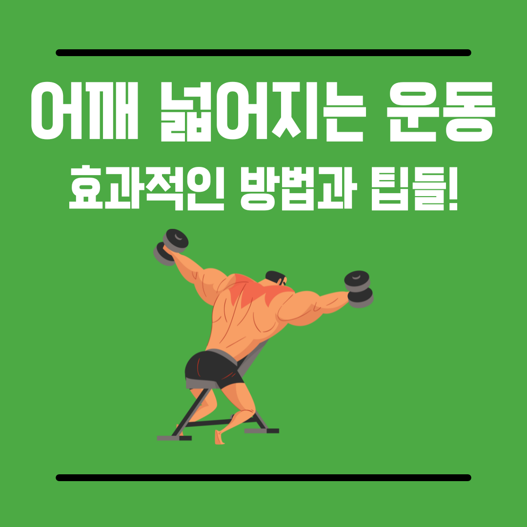어깨넓어지는운동