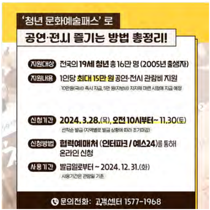 청년 문화예술 패스