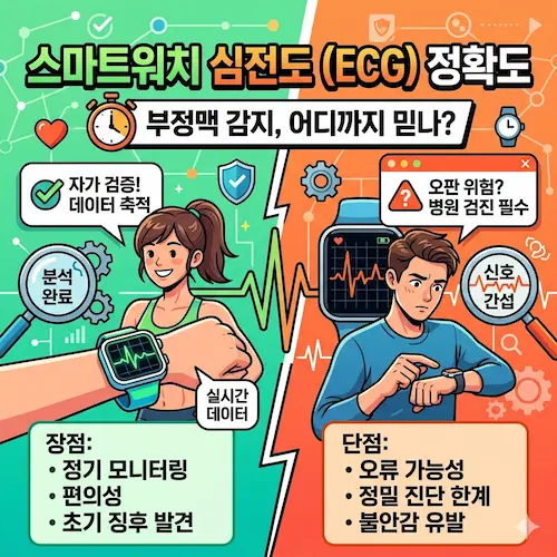 스마트워치 심전도 정확도 분석