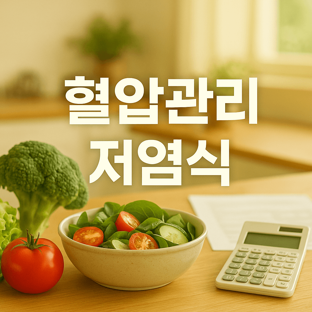 40대 이후 혈압 관리와 저염식 레시피