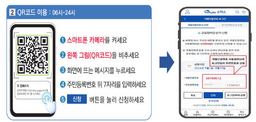 우편 안내문으로 신청하기