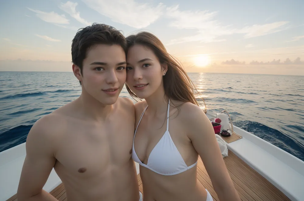 Stable diffusion AI Picture-Couple Trip