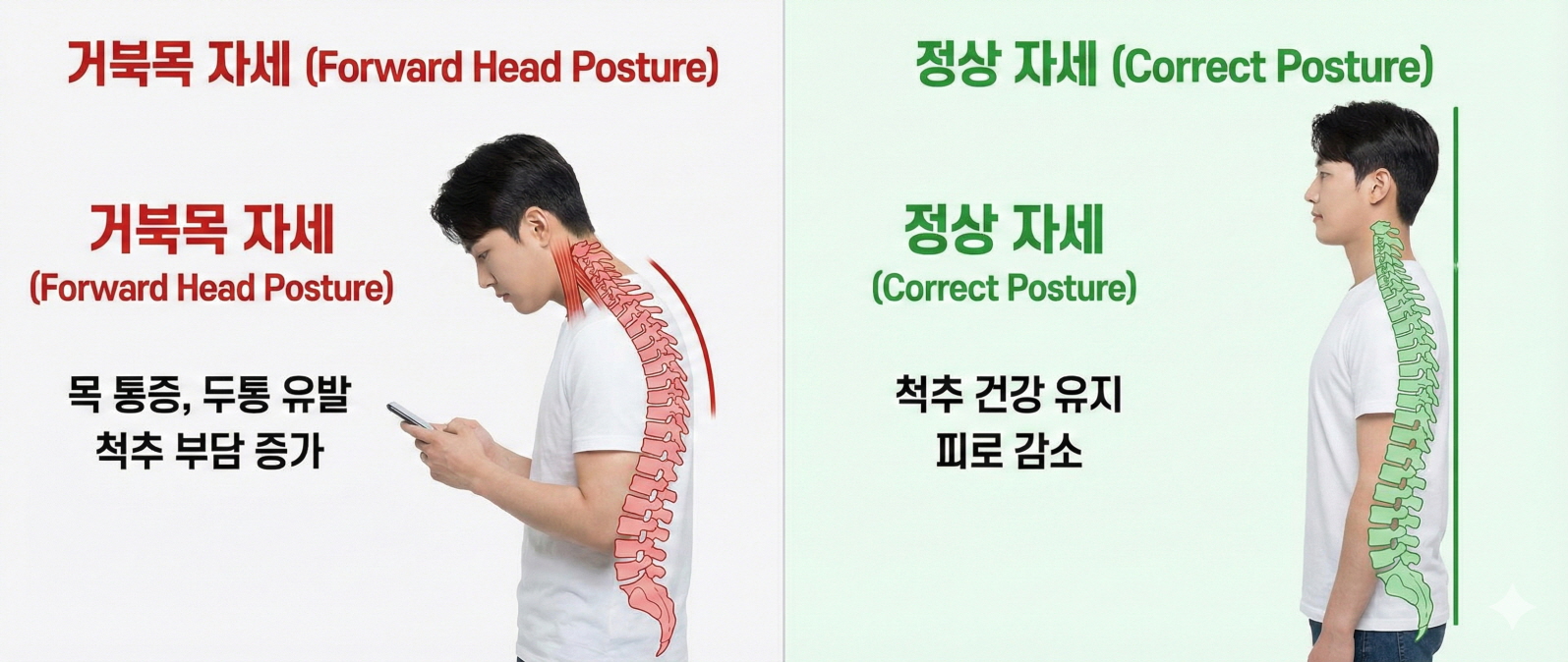 거북목 교정 운동 완전 가이드