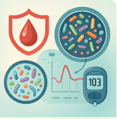 마이크로바이옴, HRV, 혈당 관련 사진
