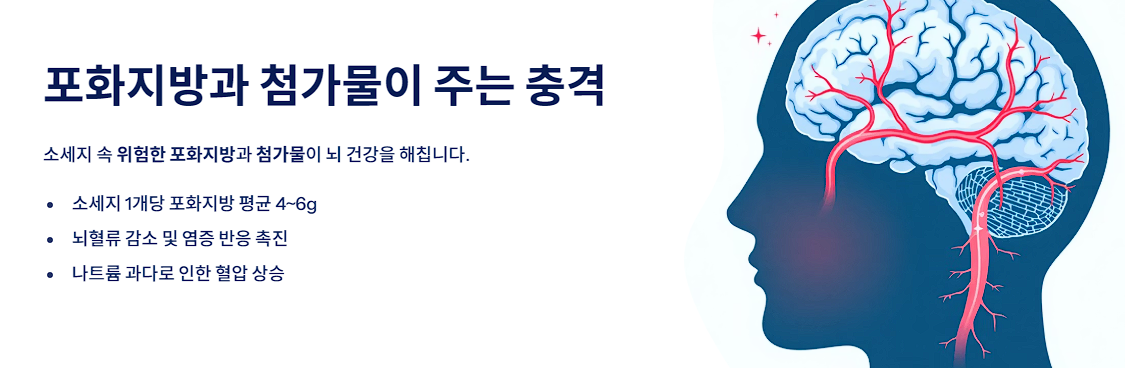 포화지방과 첨가물이 주는 충격