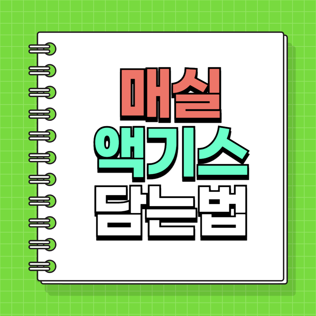 매실액기스 담는법 담그는법 황금비율 유통기한