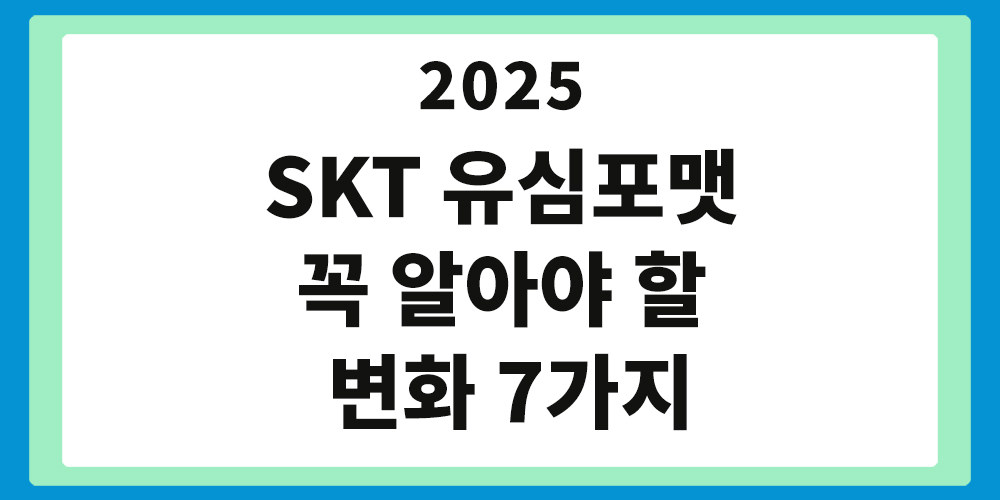 SKT 유심포맷,