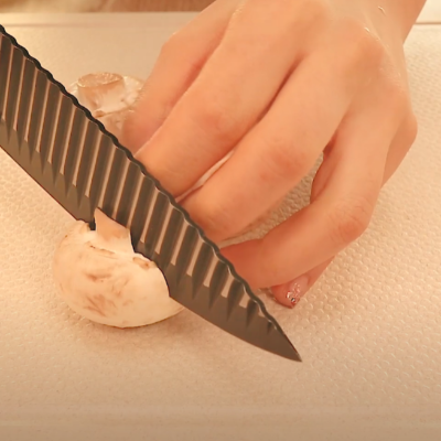 감바스 양송이 버섯 손질