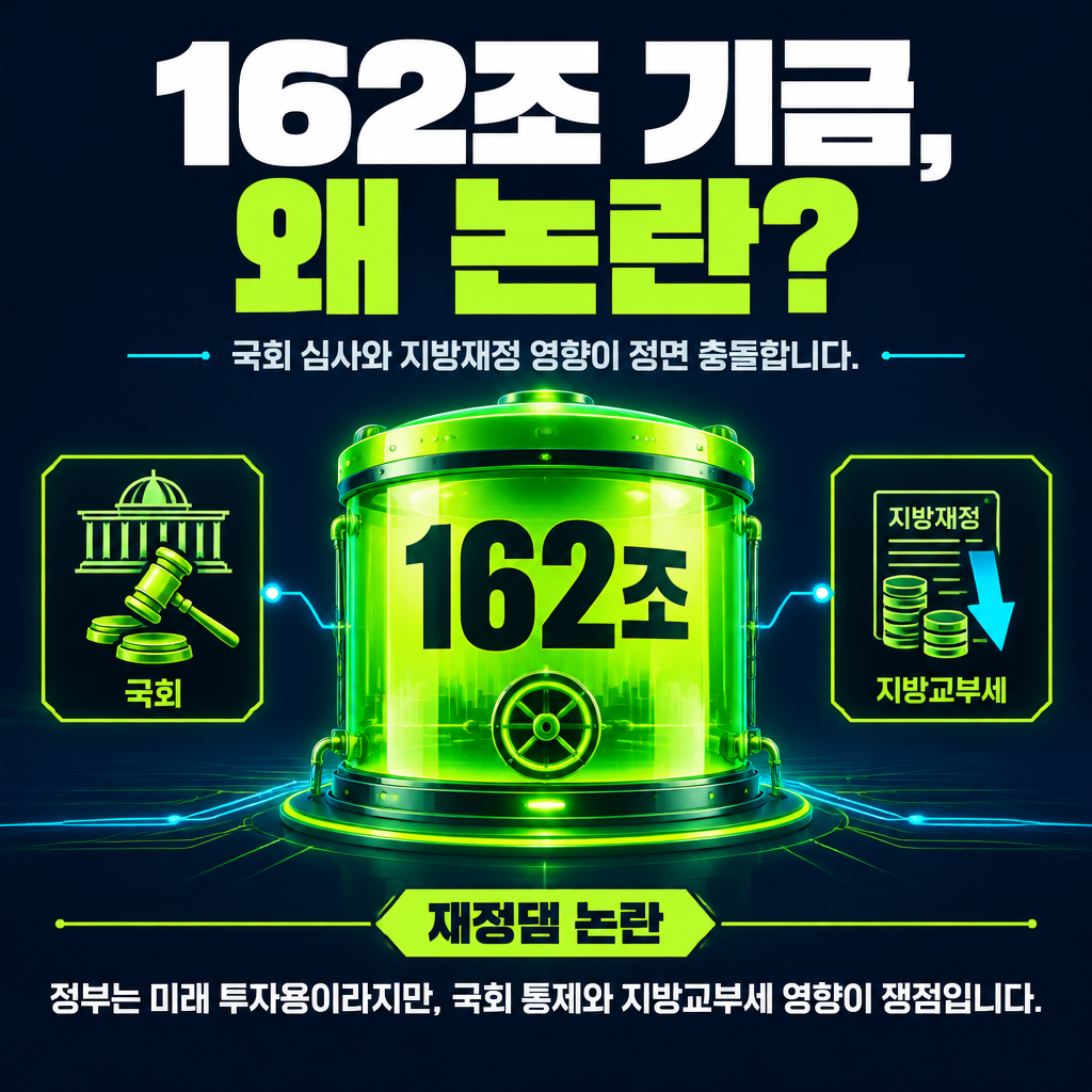 162조 기금, 왜 논란?